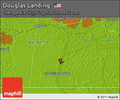 Physical 3D Map of Douglas Landing