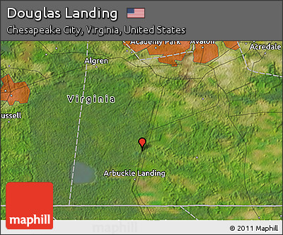 Satellite 3D Map of Douglas Landing