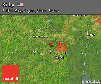 Satellite Map of Kilby