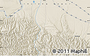 Shaded Relief Map of the area around 36° 47' 25" N, 79° 58' 29" E