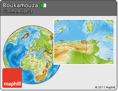Physical Location Map of Boukamouza