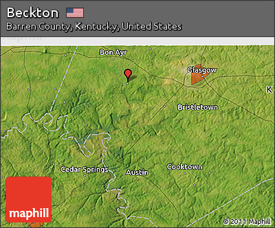 Satellite 3D Map of Beckton
