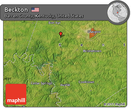 Satellite Map of Beckton