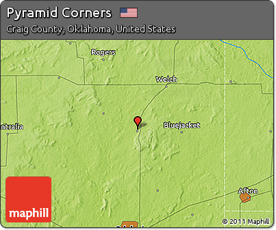 Physical 3D Map of Pyramid Corners