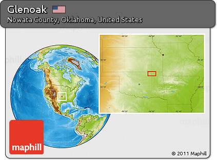 Physical Location Map of Glenoak