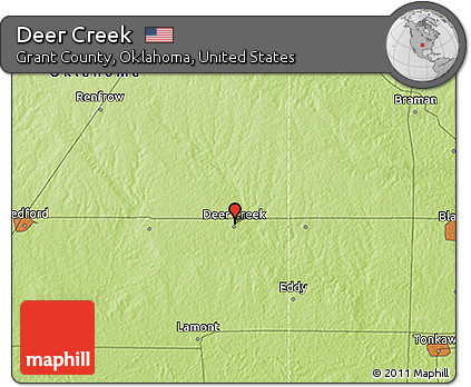 Physical 3D Map of Deer Creek