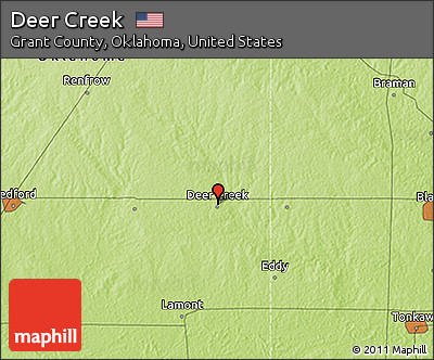 Physical 3D Map of Deer Creek