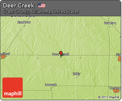 Physical 3D Map of Deer Creek