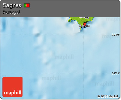 Physical Map of Sagres