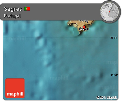 Satellite Map of Sagres