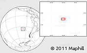 Blank Location Map of the area around 36° 1' 30" S, 100° 13' 29" W