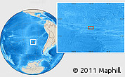 Shaded Relief Location Map of the area around 36° 1' 30" S, 100° 13' 29" W