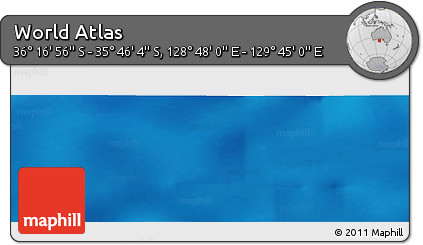 Physical Panoramic Map of the Area around 36° 1' 30" S, 129° 16' 30" E