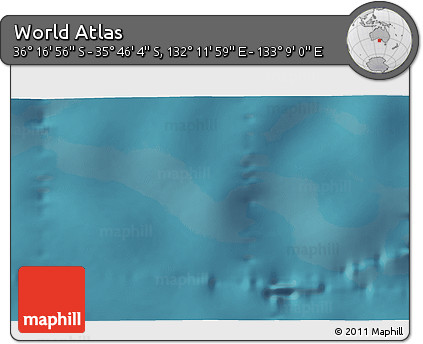 Satellite 3D Map of the Area around 36° 1' 30" S, 132° 40' 30" E