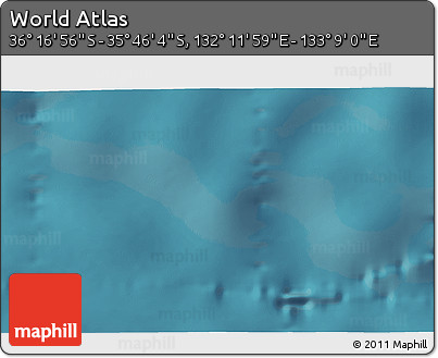 Satellite 3D Map of the Area around 36° 1' 30" S, 132° 40' 30" E