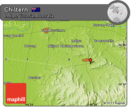 Physical Map of Chiltern
