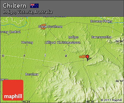Physical Map of Chiltern
