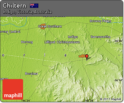 Physical Map of Chiltern
