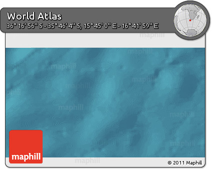 Satellite 3D Map of the Area around 36° 1' 30" S, 16° 13' 30" E