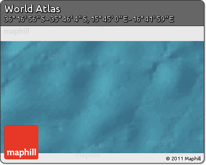 Satellite 3D Map of the Area around 36° 1' 30" S, 16° 13' 30" E
