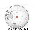 Outline Map of the Area around 36° 1' 30" S, 178° 34' 29" E, rectangular outline