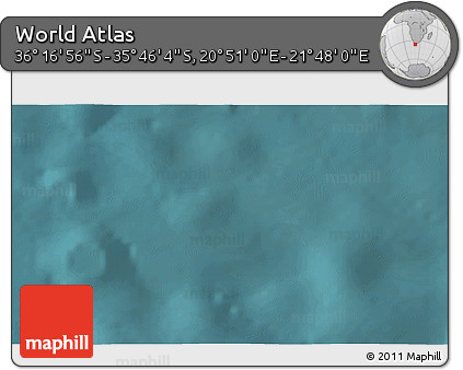 Satellite 3D Map of the Area around 36° 1' 30" S, 21° 19' 30" E