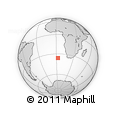 Outline Map of the Area around 36° 1' 30" S, 2° 37' 30" E, rectangular outline