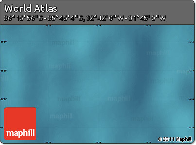 Satellite Map of the Area around 36° 1' 30" S, 32° 13' 30" W