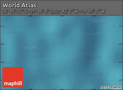 Satellite Map of the Area around 36° 1' 30" S, 32° 13' 30" W