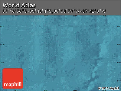Satellite Map of the Area around 36° 1' 30" S, 38° 10' 29" W