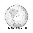 Outline Map of the Area around 36° 1' 30" S, 41° 34' 30" W, rectangular outline