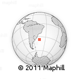 Outline Map of the Area around 36° 1' 30" S, 44° 58' 30" W, rectangular outline