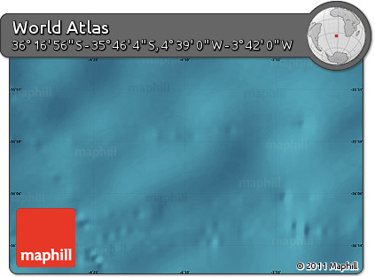 Satellite Map of the Area around 36° 1' 30" S, 4° 10' 30" W