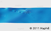 Physical Panoramic Map of the area around 36° 1' 30" S, 58° 43' 30" E