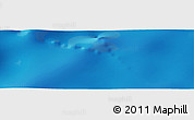 Shaded Relief Panoramic Map of the area around 36° 1' 30" S, 58° 43' 30" E