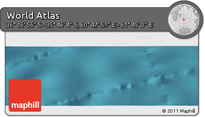 Satellite Panoramic Map of the Area around 36° 1' 30" S, 61° 16' 29" E