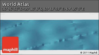 Satellite Panoramic Map of the Area around 36° 1' 30" S, 61° 16' 29" E