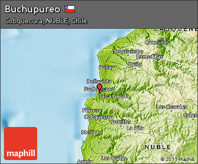Physical 3D Map of Buchupureo