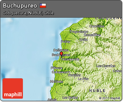 Physical 3D Map of Buchupureo