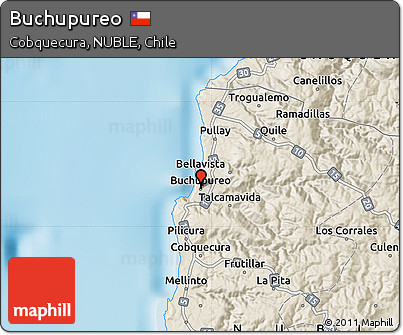 Shaded Relief Map of Buchupureo