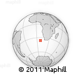 Outline Map of the Area around 36° 1' 30" S, 8° 34' 29" E, rectangular outline