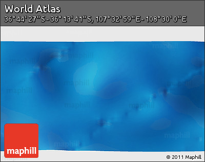 Physical 3D Map of the Area around 36° 29' 4" S, 108° 1' 30" E