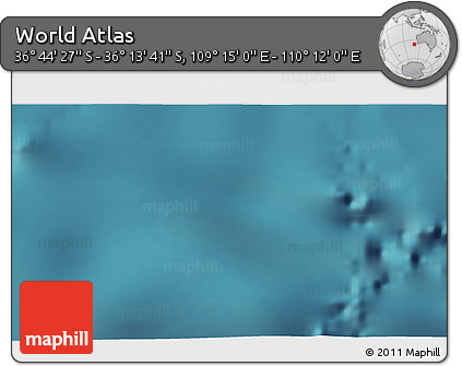 Satellite 3D Map of the Area around 36° 29' 4" S, 109° 43' 29" E