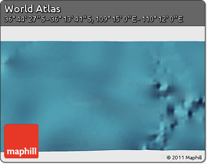 Satellite 3D Map of the Area around 36° 29' 4" S, 109° 43' 29" E