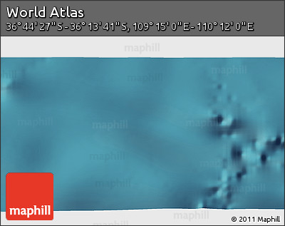 Satellite 3D Map of the Area around 36° 29' 4" S, 109° 43' 29" E