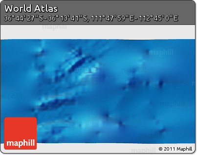 Physical 3D Map of the Area around 36° 29' 4" S, 112° 16' 30" E