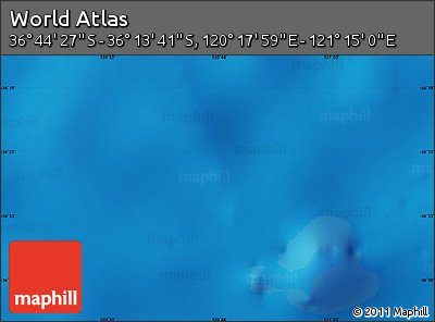 Physical Map of the Area around 36° 29' 4" S, 120° 46' 30" E