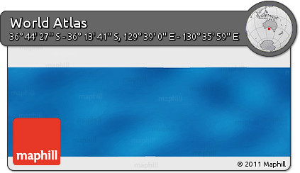 Physical Panoramic Map of the Area around 36° 29' 4" S, 130° 7' 30" E