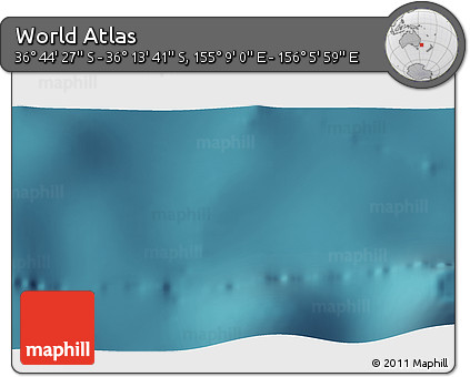 Satellite 3D Map of the Area around 36° 29' 4" S, 155° 37' 30" E