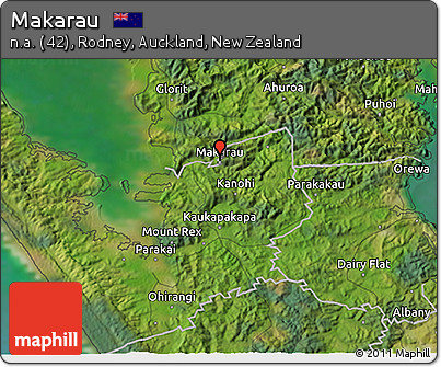 Satellite 3D Map of Makarau